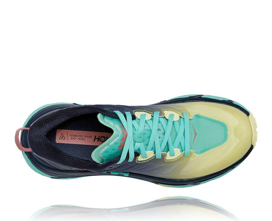 Hoka One One Spor Ayakkabı Kadın Siyah/Nane - Mafate Speed 3 - SG6907148